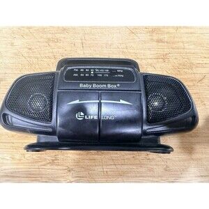 Lifelong Baby Boom Box AM/FM Mini Radio tested works!
